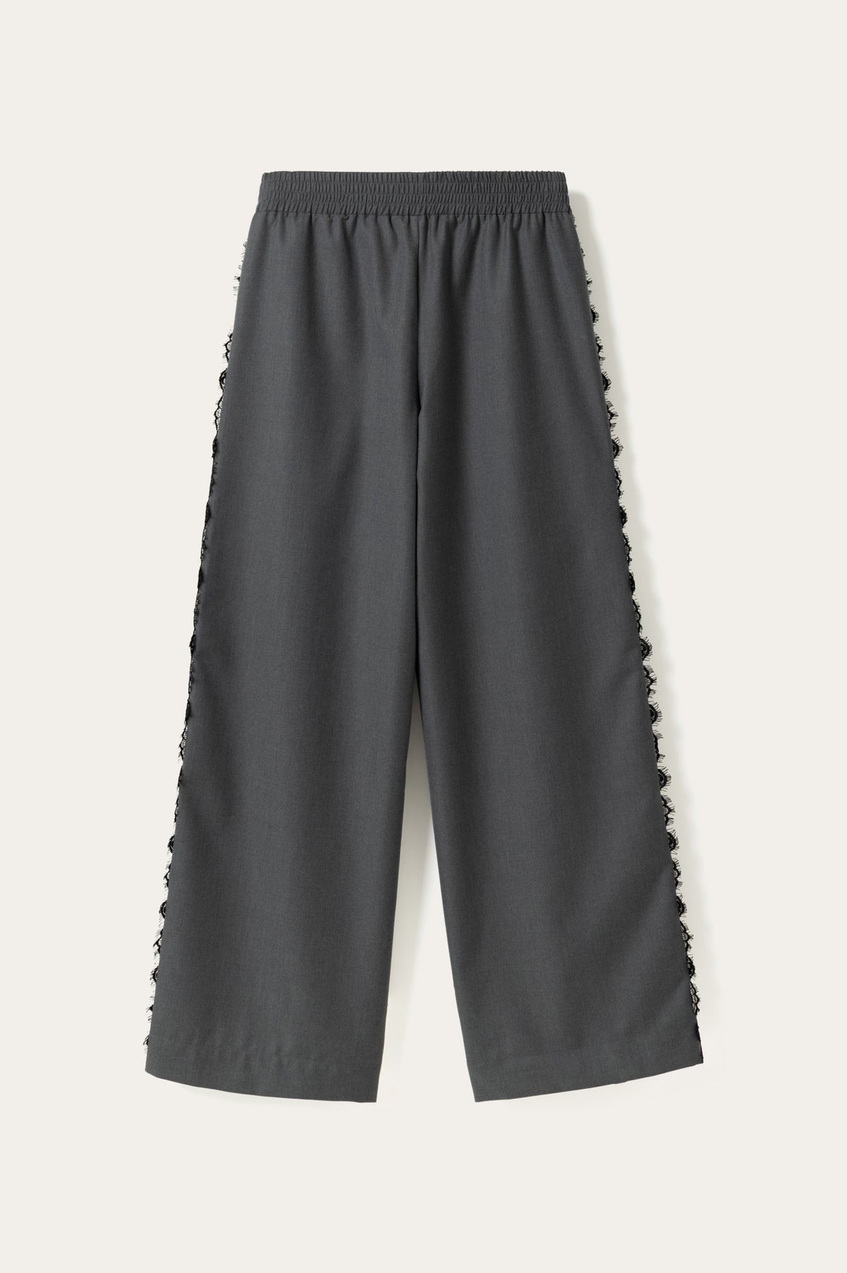 N-Mai MW Pants Charcoal Mel.