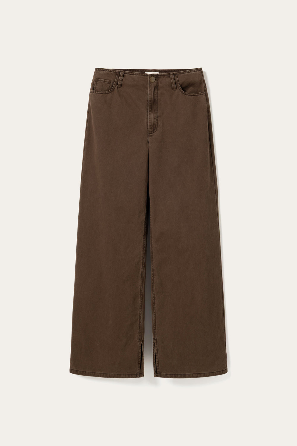 N-Maribella MW Pants Cocoa Brown