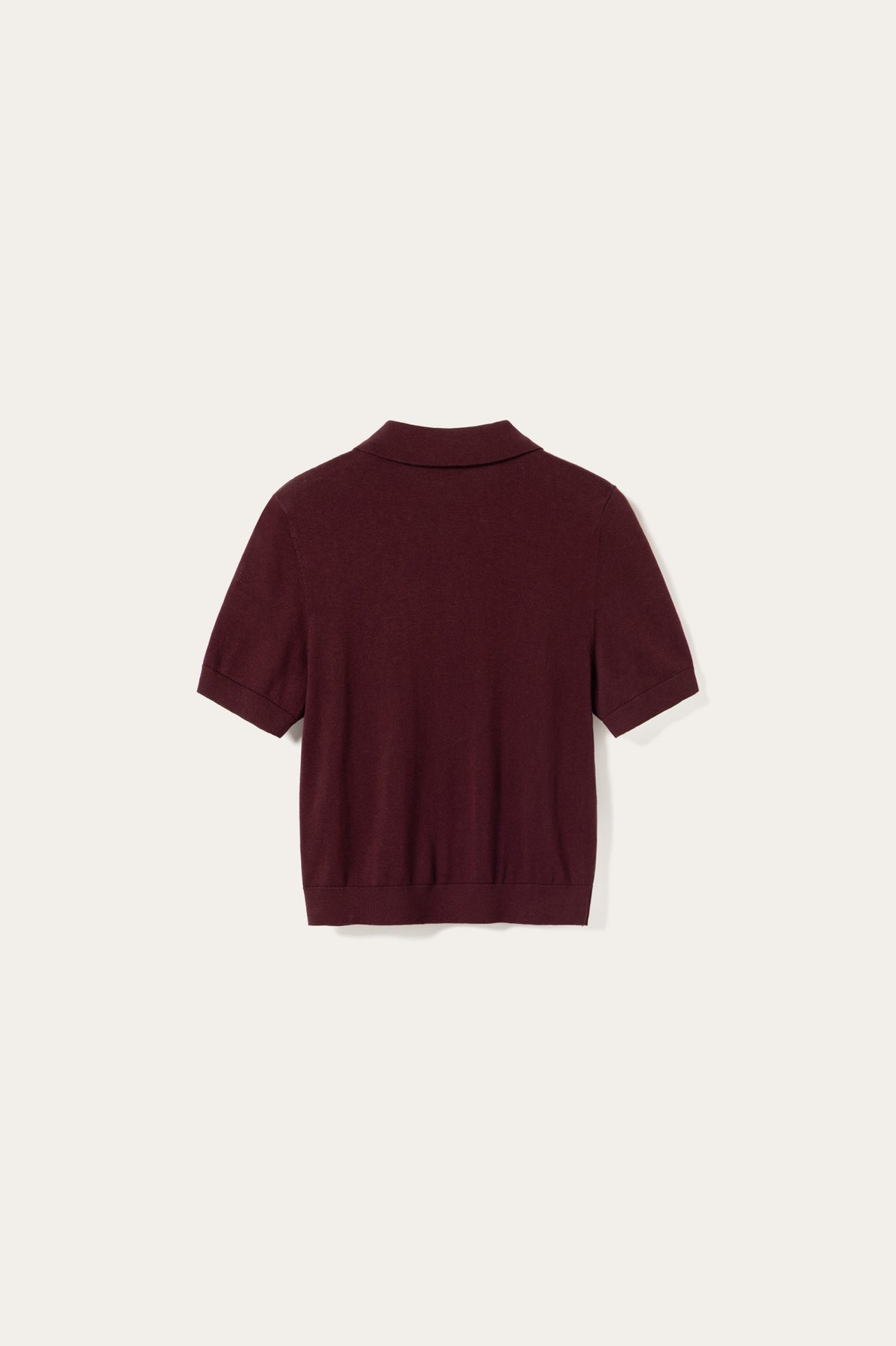 N-Maxine SS Knit Burgundy