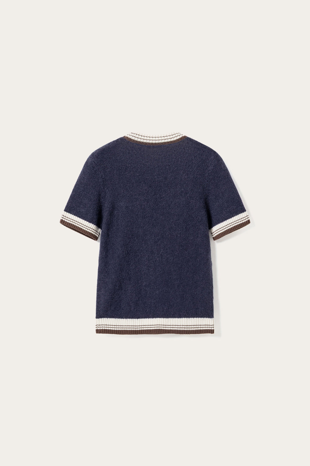 N-Marthy Knit Navy Brown