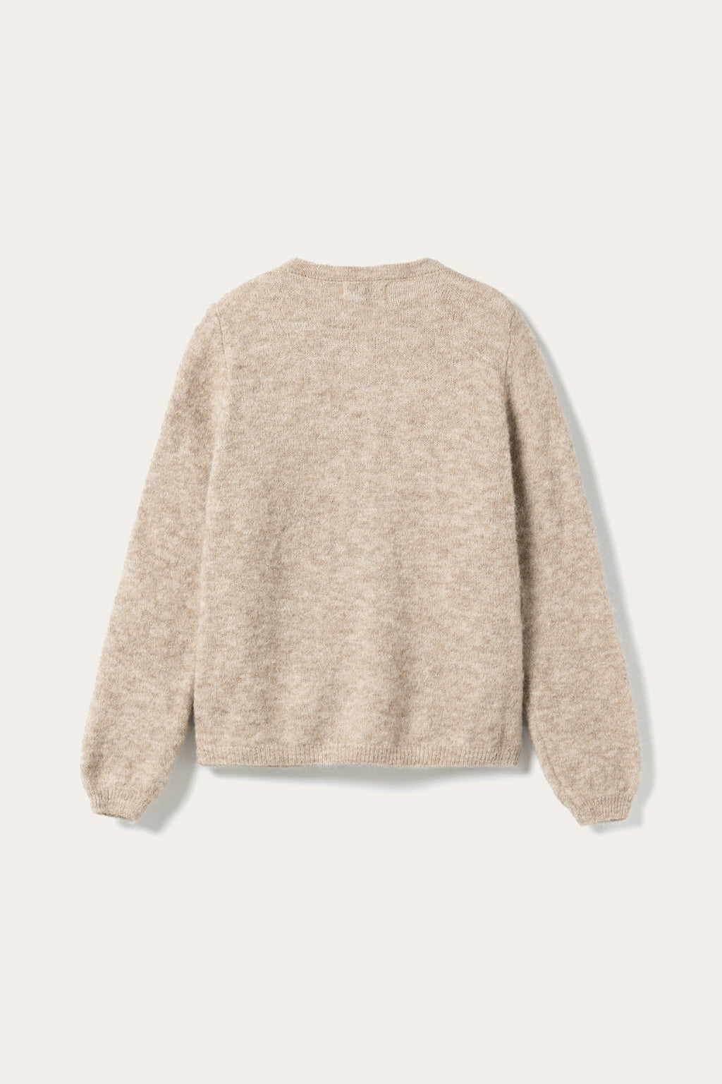 N-Mertice Knit Cardigan Sand