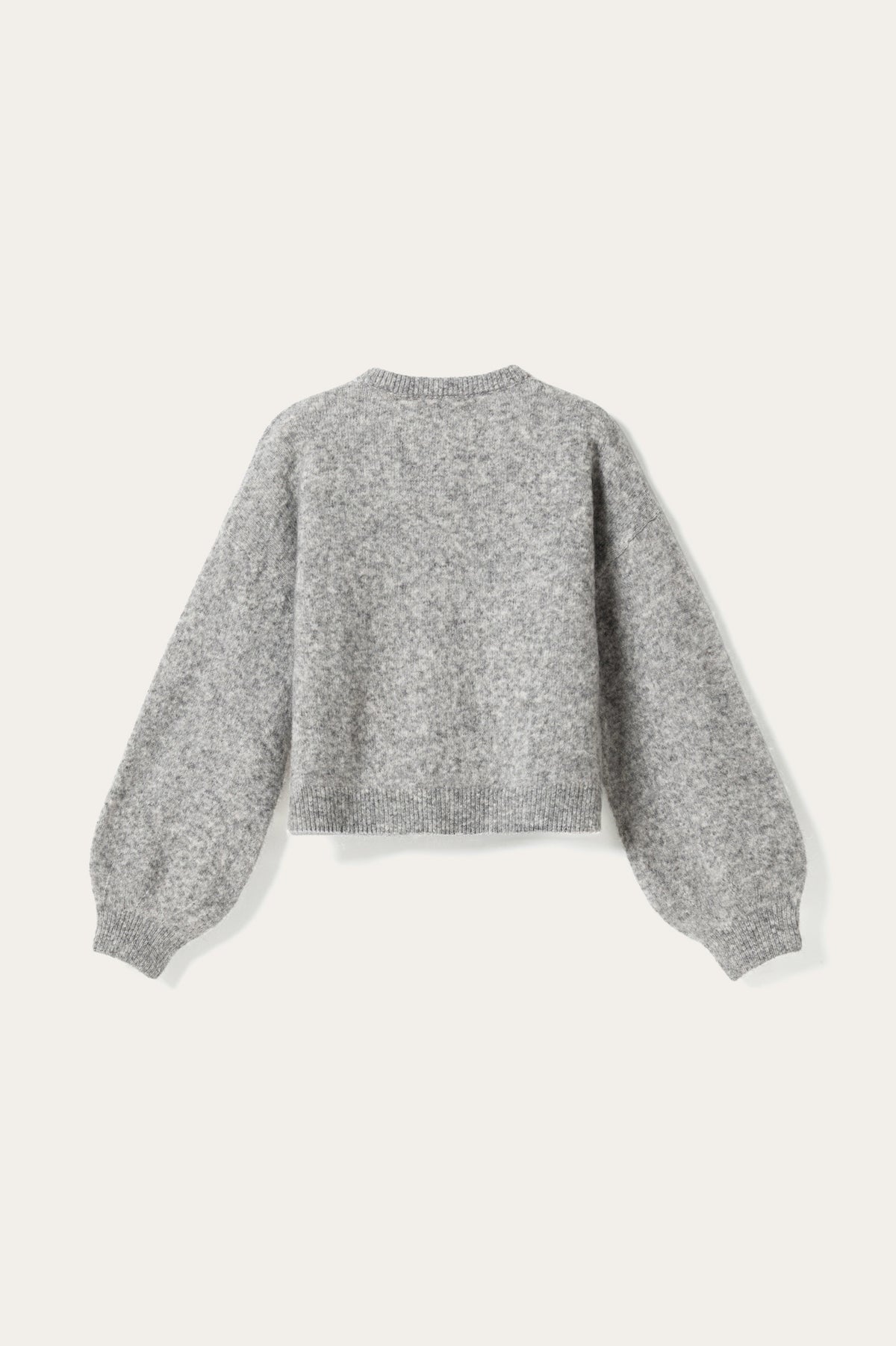 N-Mansa Knit Cardigan Medium Grey Mel.