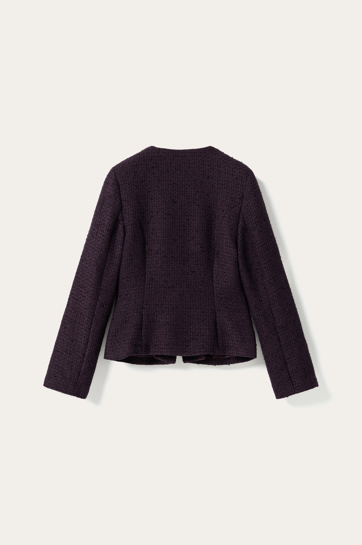 N-Kasaundra LS Blazer Dark Plum