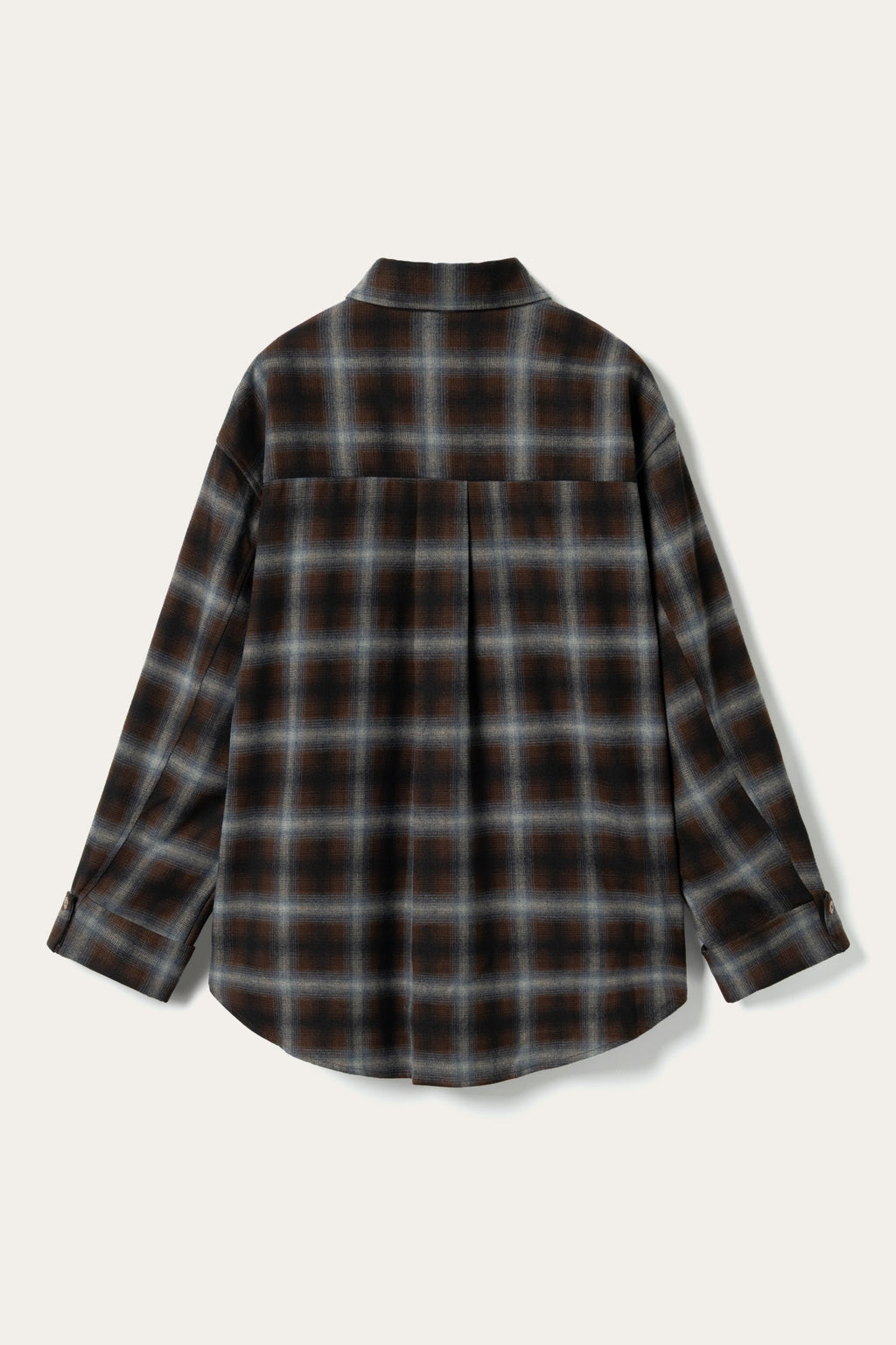 N-Marlon Shirt Danne Brown Blue Check