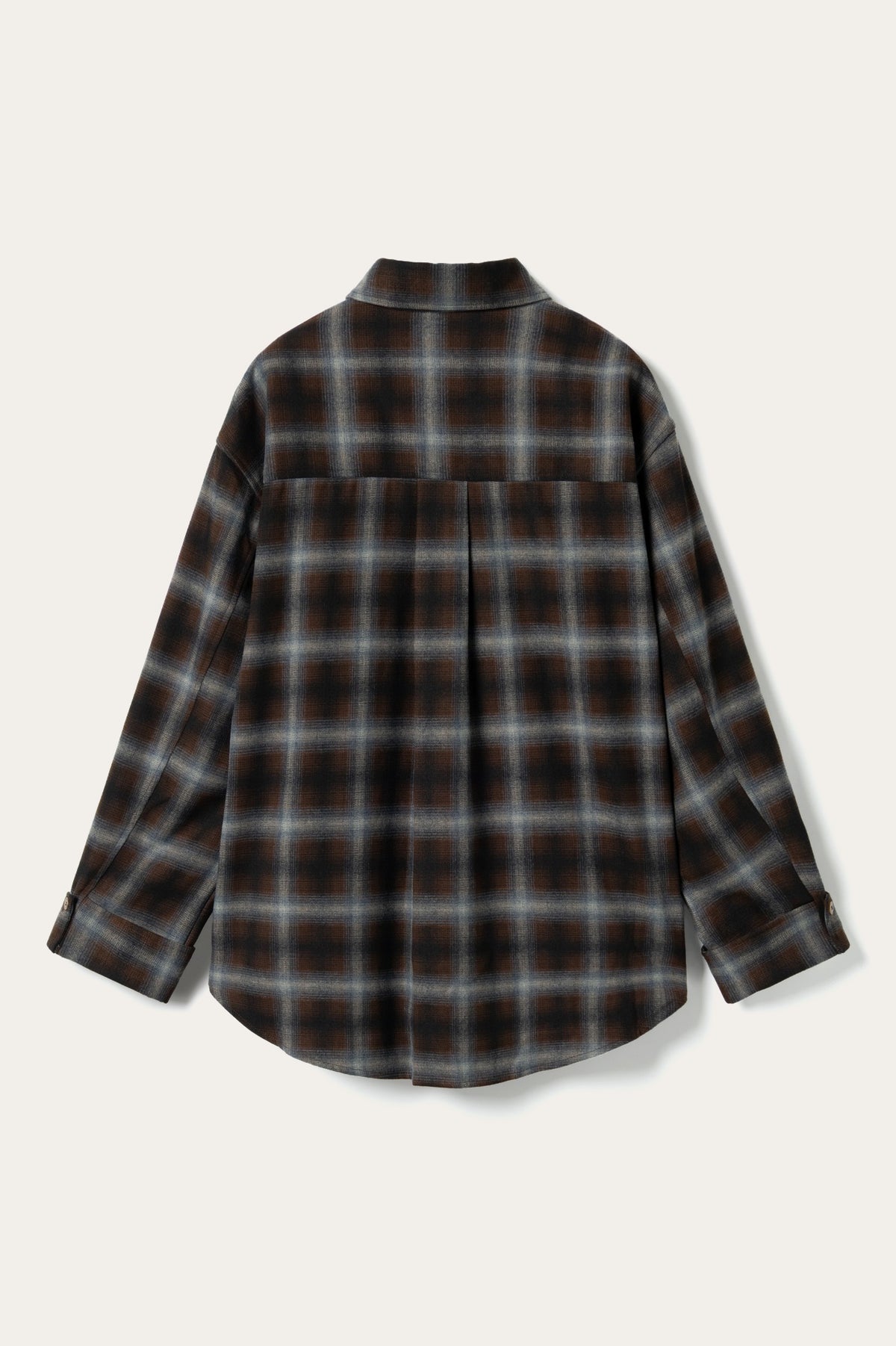 N-Marlon Shirt Danne Brown Blue Check