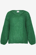 Noellas Joseph Knit Sweater Dark Green. Køb Striktrøjer hos www.noillafashion.com