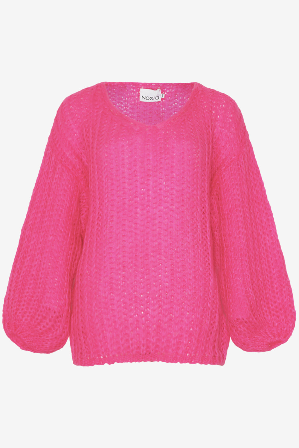 Noellas Joseph Knit Sweater Bright Pink. Køb Striktrøjer hos www.noillafashion.com