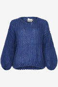 Noellas Joseph Knit Sweater Royal Blue. Køb Striktrøjer hos www.noillafashion.com