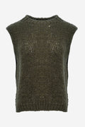 Noellas Kala Knit Vest Army. Køb Veste hos www.noillafashion.com