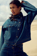 Noellas Kalifa Jacket Vintage Blue Wash. Køb Jakker hos www.noillafashion.com