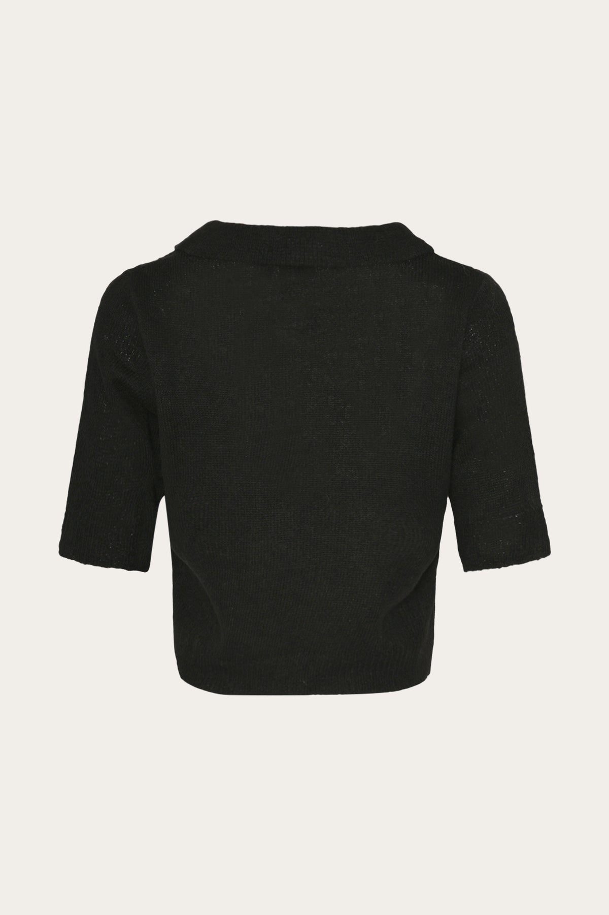 Levona Knit Polo Black