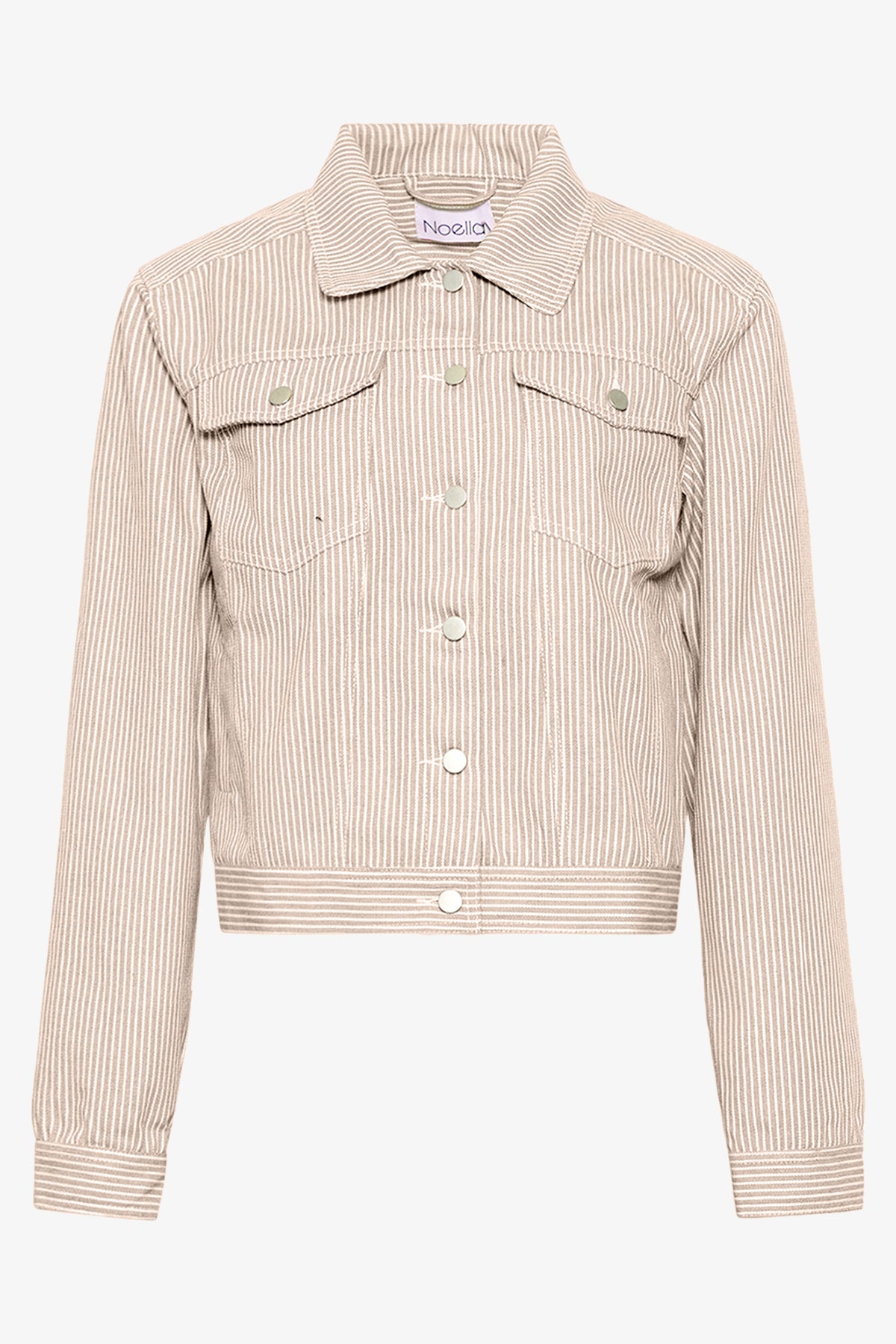 Noellas Sawyer Jacket Beige/White. Køb Jakker hos www.noillafashion.com
