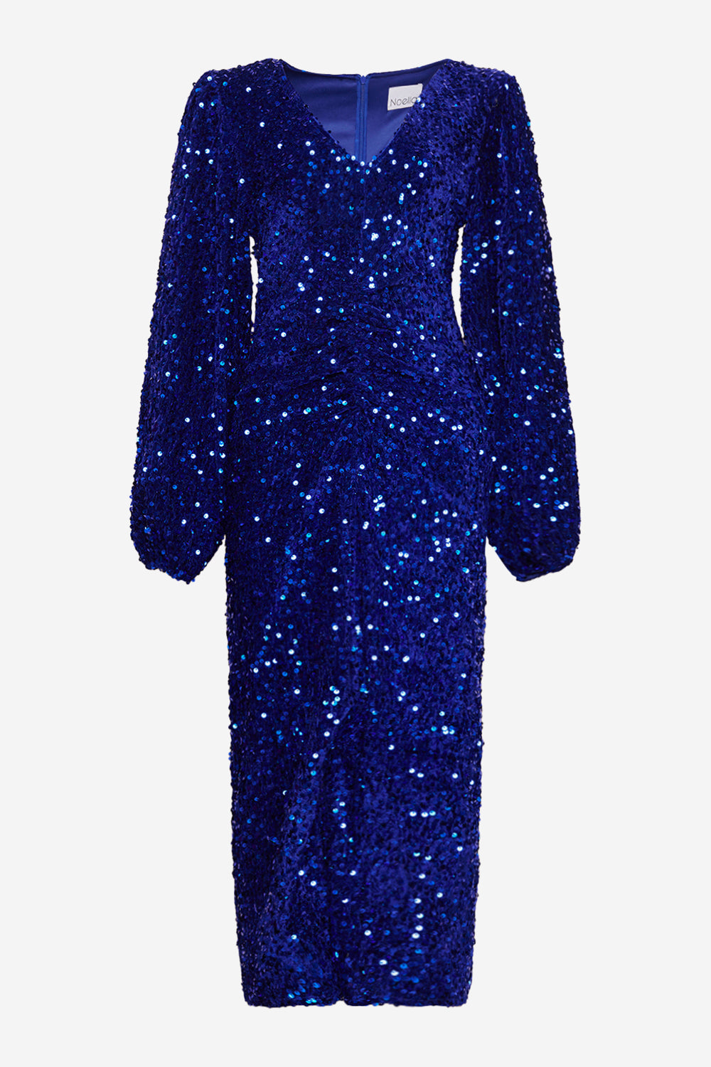 Noellas Teagan LG Dress Royal Blue. Køb Kjoler hos www.noillafashion.com