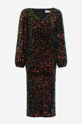Noellas Teagan LG Dress Black Mix. Køb Kjoler hos www.noillafashion.com