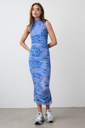 Noellas Sutton Dress Tobi Blue Print. Køb Kjoler hos www.noillafashion.com
model_177_S